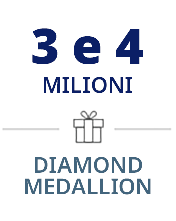 3 e 4 milioni - Diamond Medallion